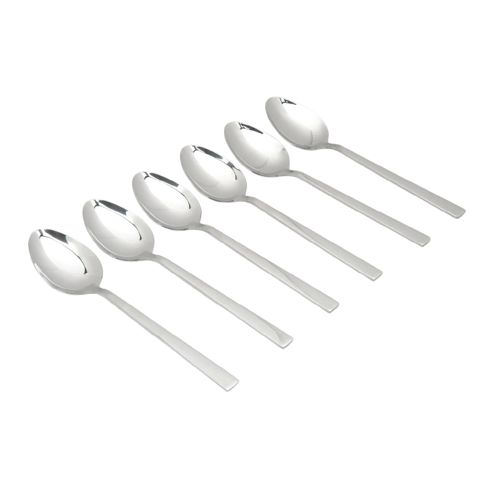Girit Stainless Steel Dinner Spoon Set (6 Pcs)